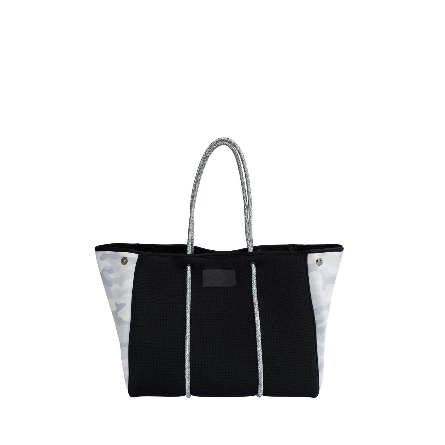black camo tote