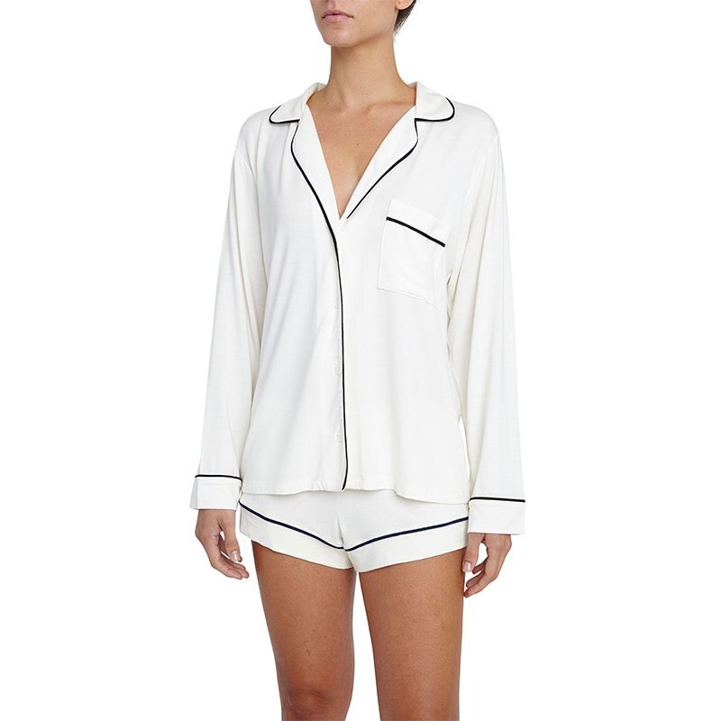 GISELE LONG SLEEVE AND SHORT PJ SET 