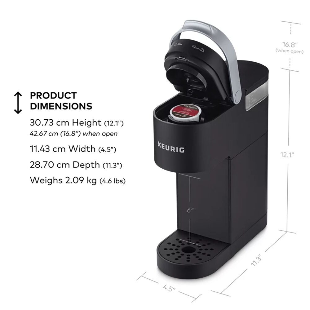 K-Mini Single Serve Coffee Maker, Matte 