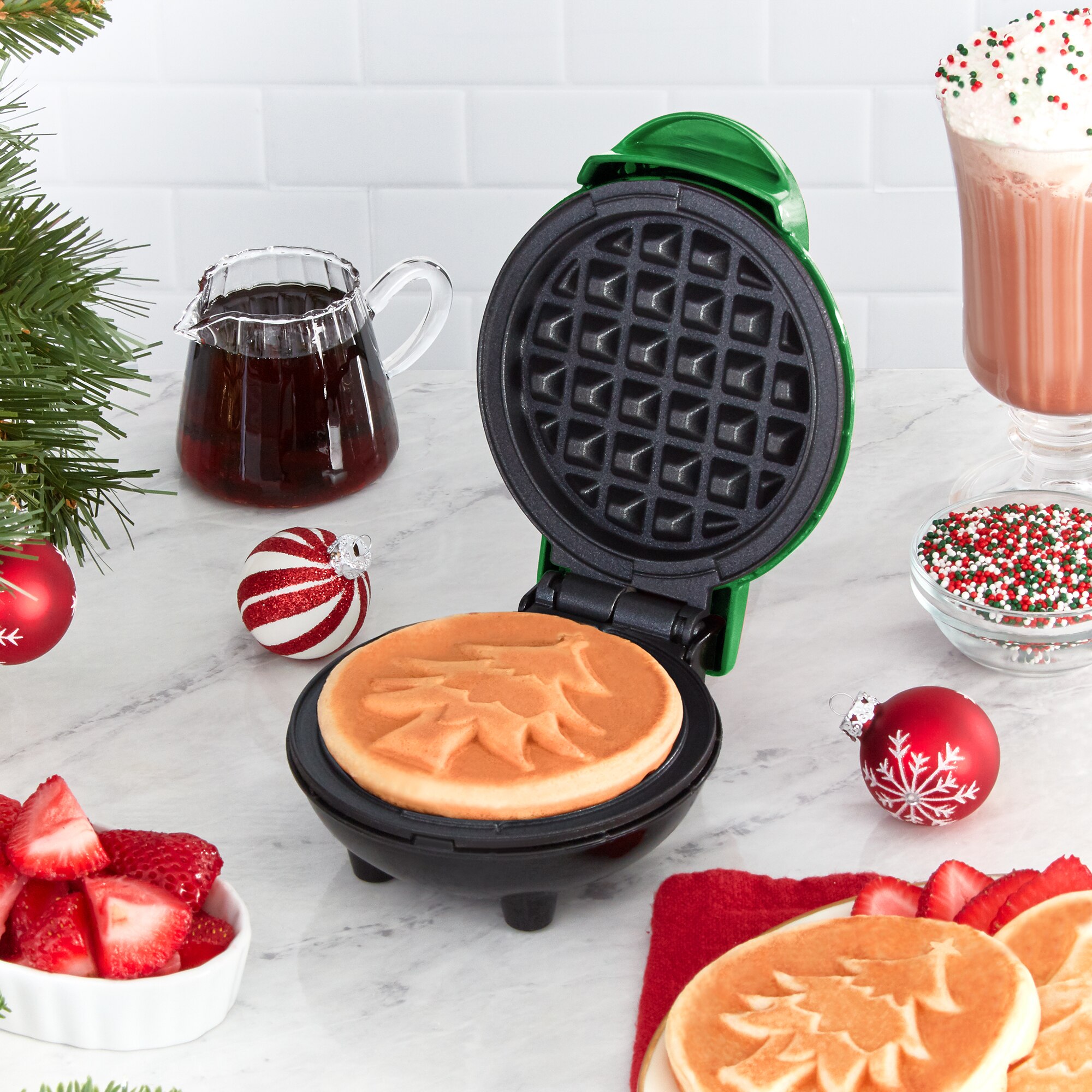 christmas waffle maker