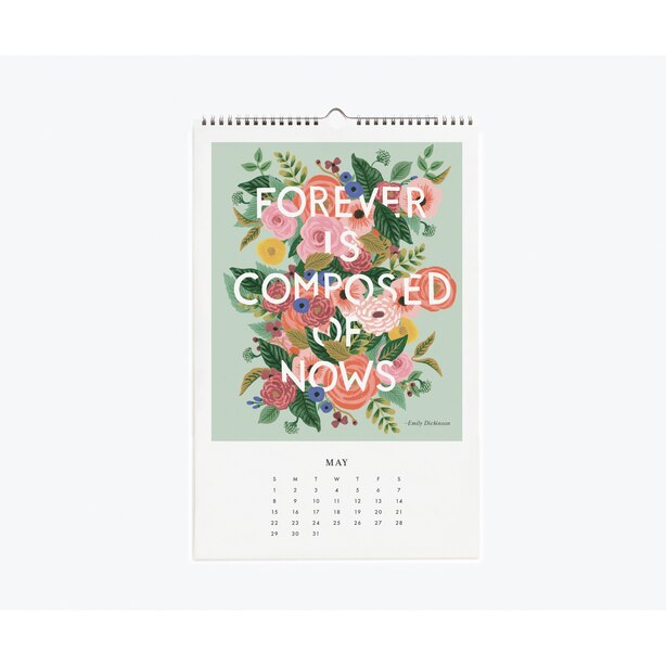 Calendrier Mural De Citations Inspirantes 22 De Rifle Paper Co Articles Cadeau Www Chapters Indigo Ca