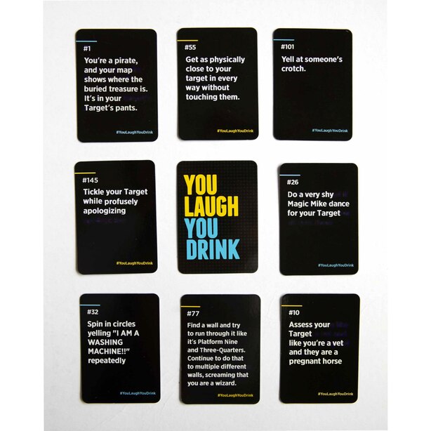 You Laugh You Drink The Drinking Game For People Who Can T Keep A Straight Face A Party Game By Dss Games Toys Www Chapters Indigo Ca