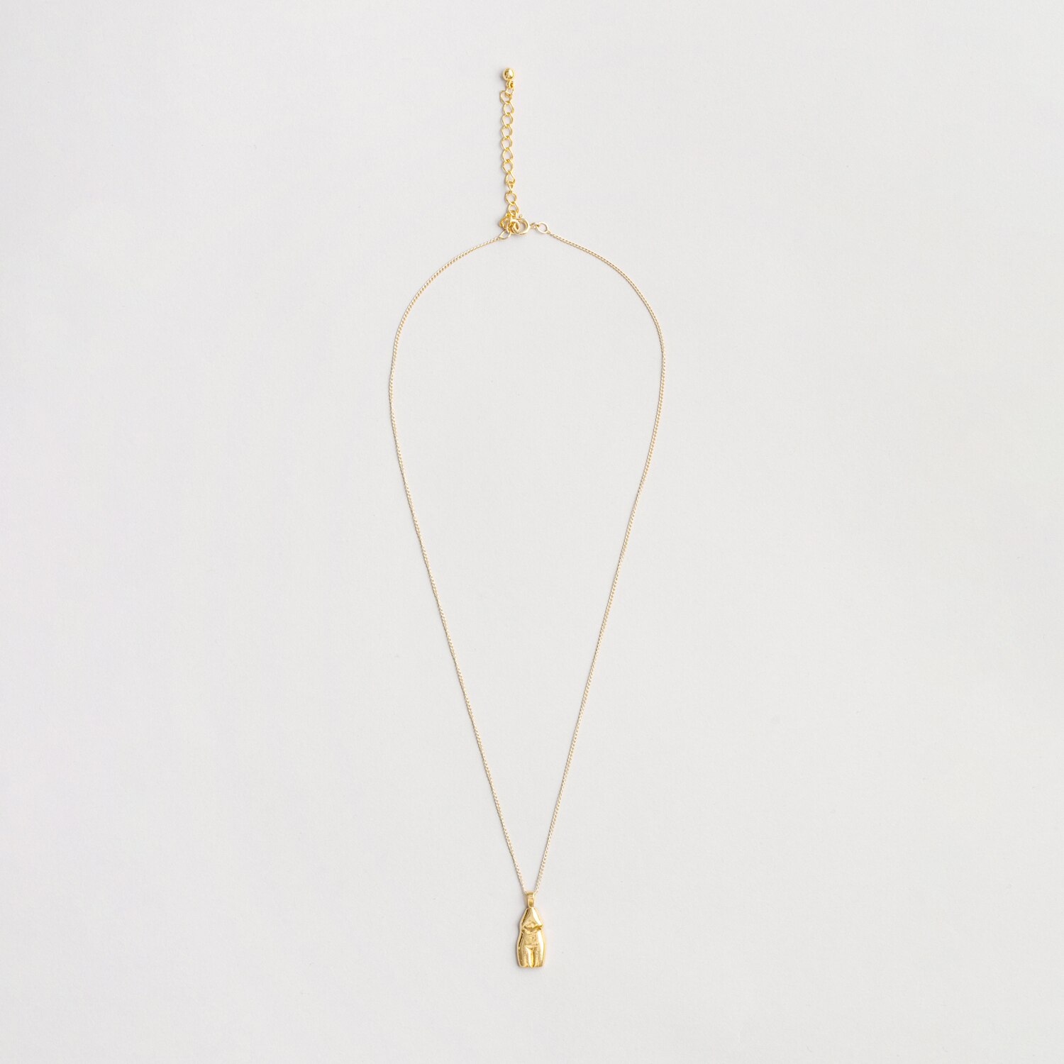 Woman in vase Necklace, Gold by Wolf 