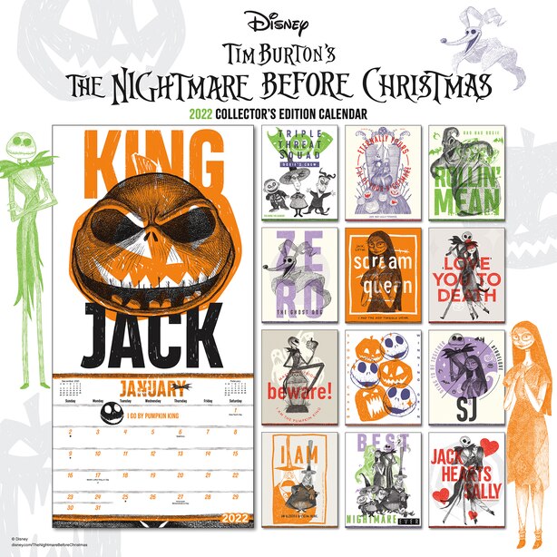 Nghtmre Before Christmas Tour 2022 Nightmare Before Christmas 2022 Collector Wall Calendar By Dateworks |  Gifts | Www.chapters.indigo.ca