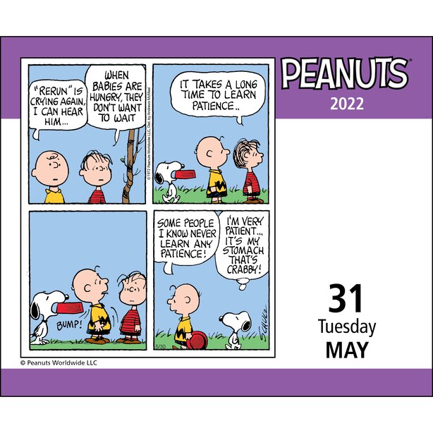 Peanuts 2022 Day - To - Day Desk Calendar By Andrews Mcmeel Publishing | Gifts | Www.chapters.indigo.ca