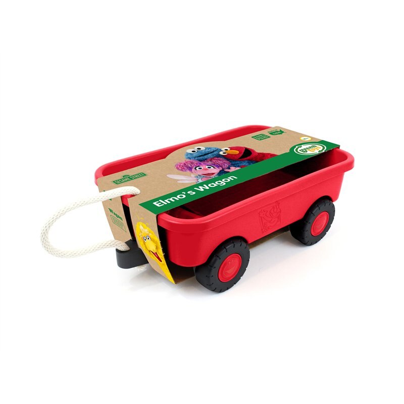 elmo's wagon by green toys