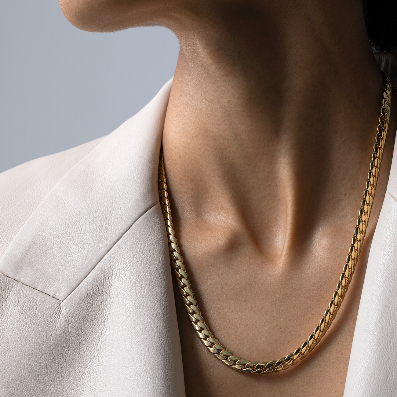 Biggie Chain Necklace, Gold by Jenny 