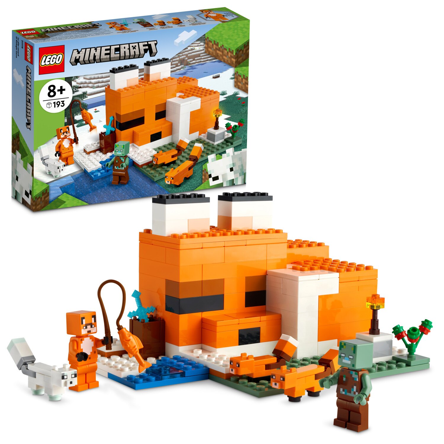 target lego minecraft zombie cave