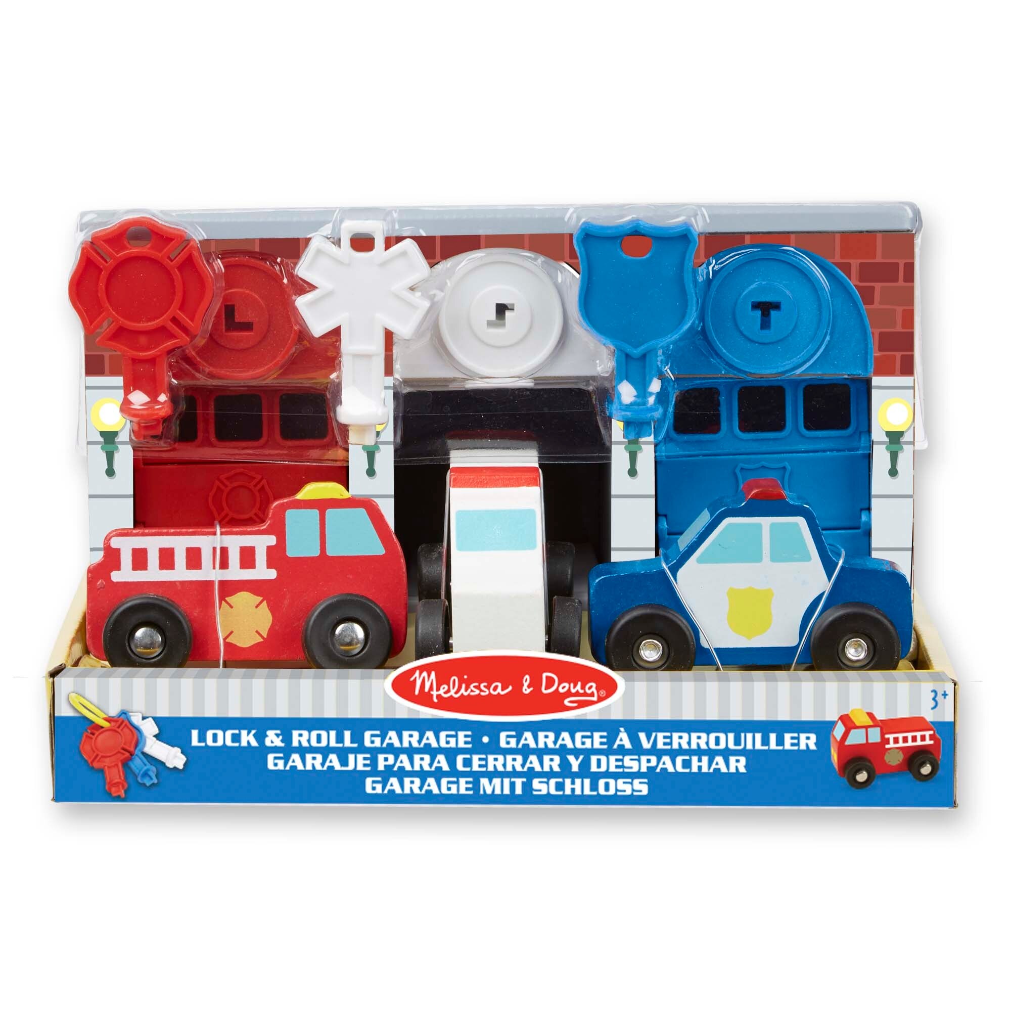 melissa and doug car garage with keys