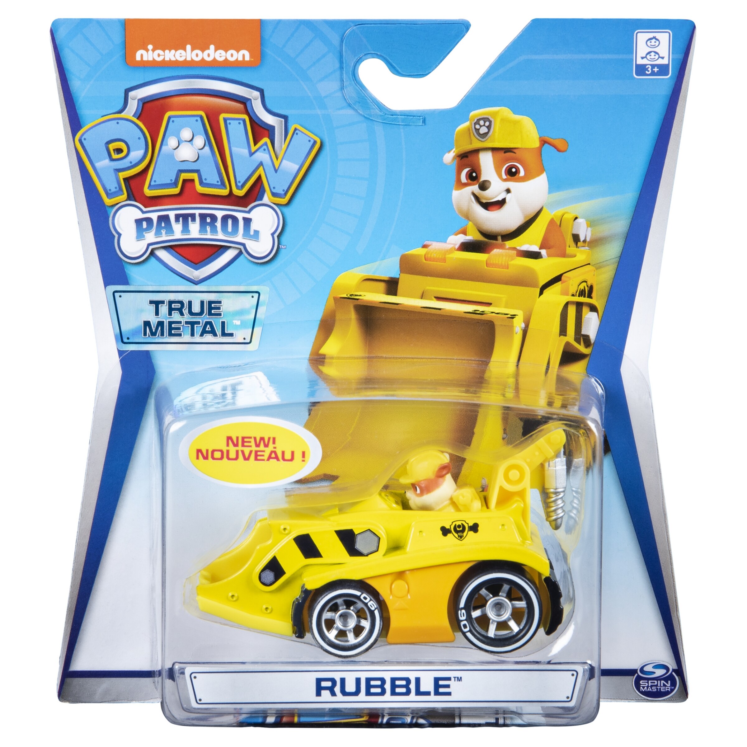 paw patrol cars true metal