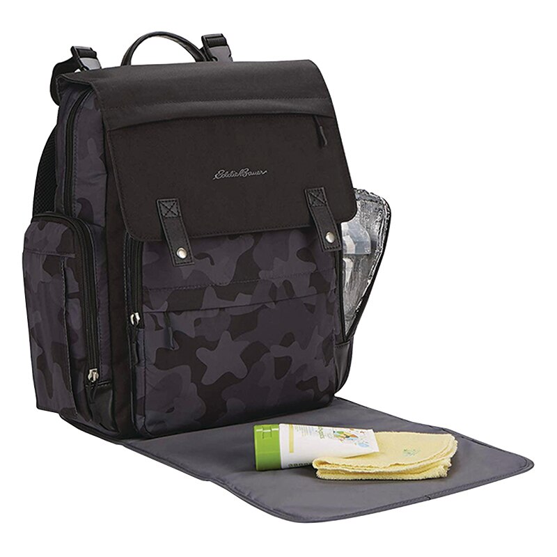 camo diaper backpack