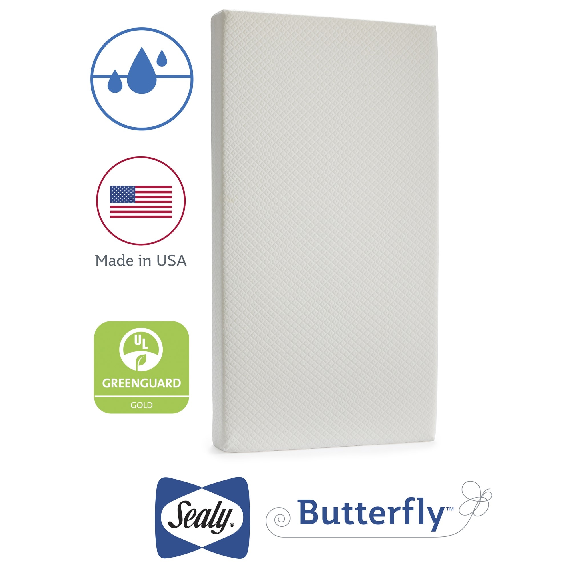 sealy butterfly breathable knit mattress