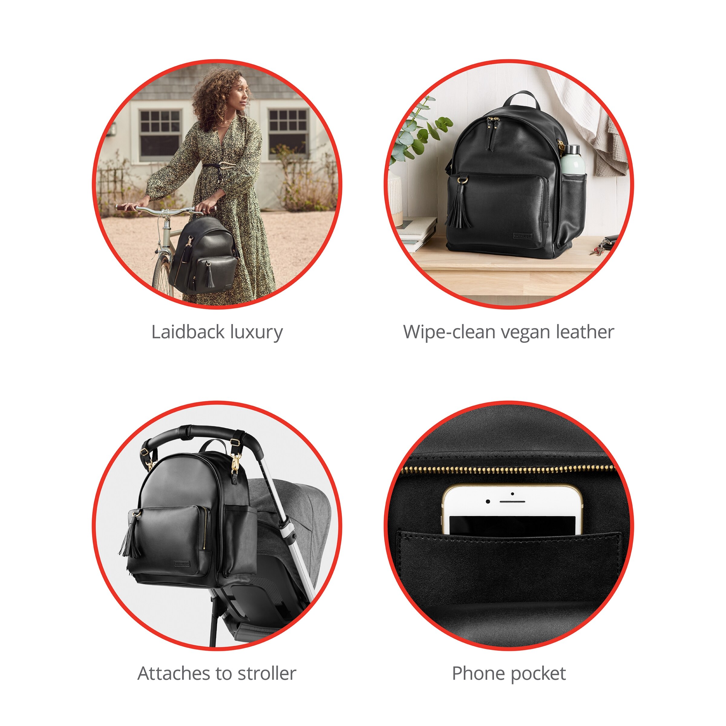 skip hop greenwich simply chic diaper backpack