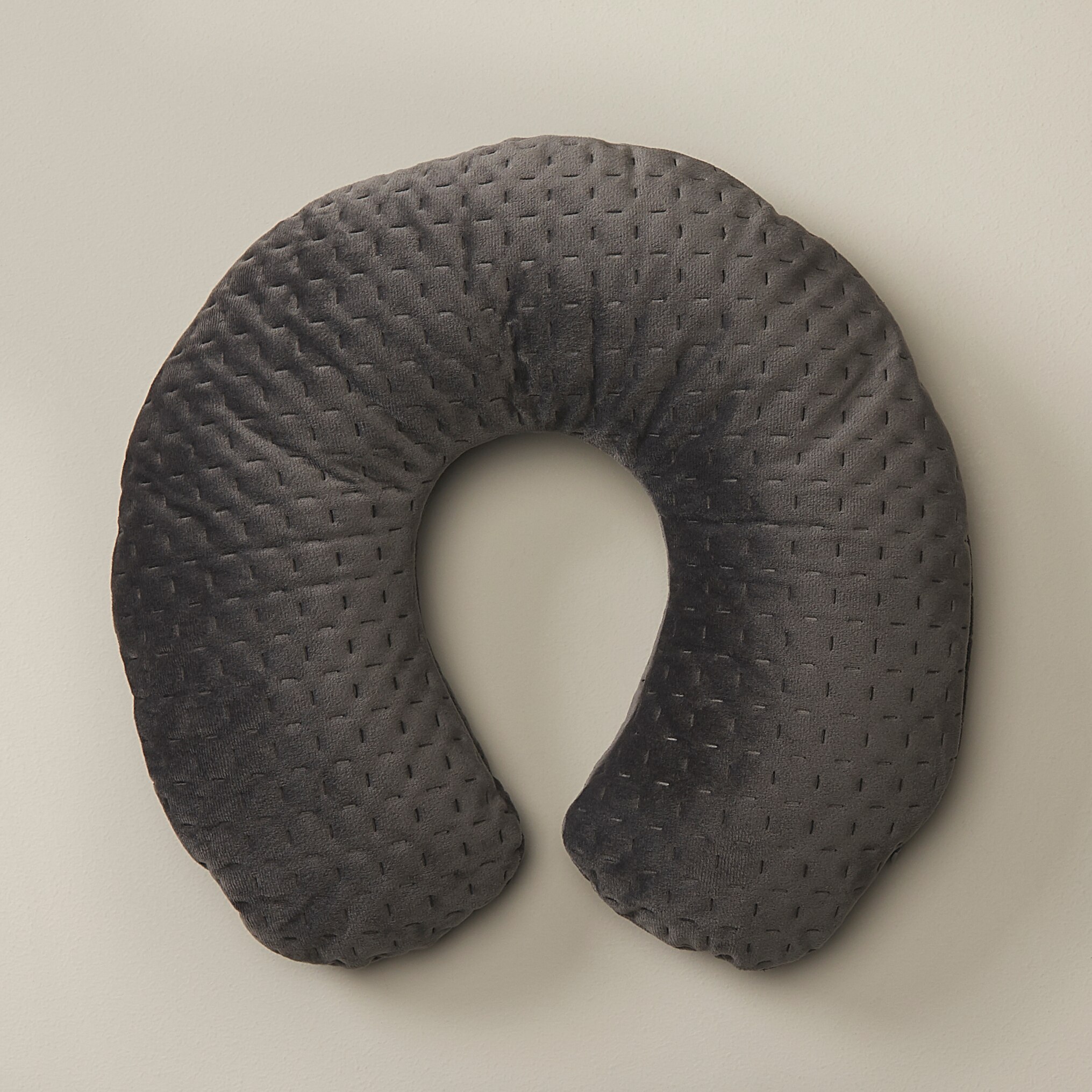 grey neck pillow
