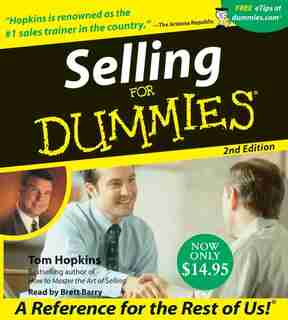 Selling For Dummies Cd 2nd Edition by Tom Hopkins