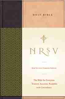Nrsv, Standard Bible, Hardcover, Tan/black: The Bible For Everyone: Trusted, Accurate, Readable by Bibles Zondervan