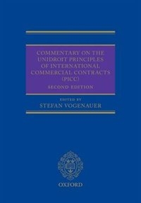 Commentary On The Unidroit Principles Of International Commercial Contracts Picc - 