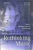 Rethinking Music by Nicholas Cook