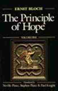 The Principle Of Hope, Volume 1: Volume 1 by ERNST BLOCH