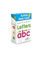 Wipe Clean: Activity Flash Cards Letters