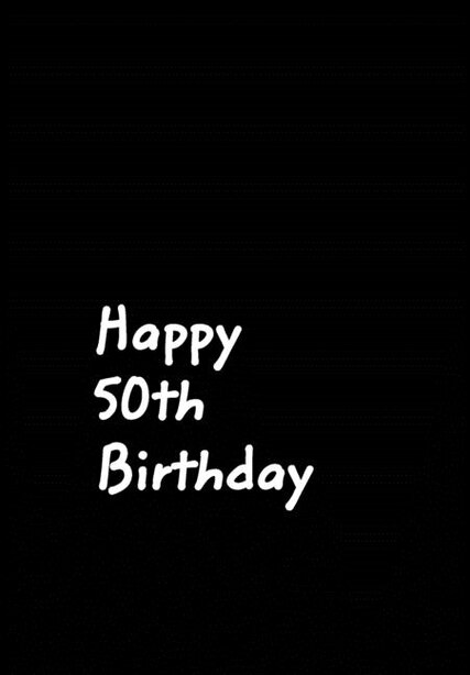 Happy 50th Birthday by June Bug Journals