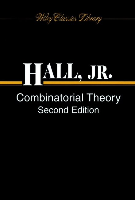 Combinatorial Theory by Marshall Hall Paperback | Indigo Chapters
