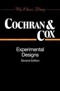 Experimental Designs by William G. Cochran