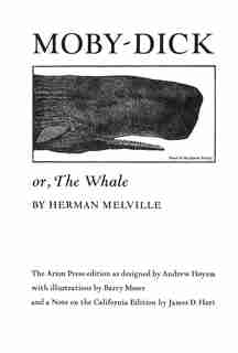 Moby Dick Or, The Whale: MOBY DICK OR THE WHALE by Herman Melville