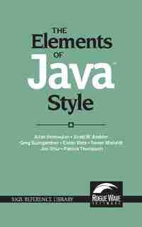 The Elements Of Javat Style by Allan Vermeulen