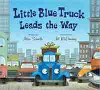 Little Blue Truck Leads the Way board book by Alice Schertle