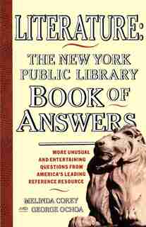 Literature: New York Public Library Book of Answers by Melinda Corey