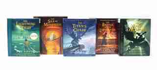 Percy Jackson And The Olympians Books 1-5 Cd Collection de Rick Riordan