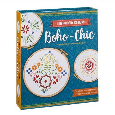 Embroidery Designs Boho-chic: Everything You Need To Stitch 12 Nature-inspired Patterns by Kelly Fletcher