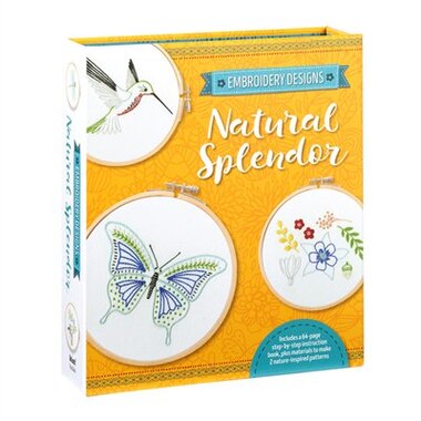 Embroidery Designs: Natural Splendor: Everything You Need To Stitch 12 Natural Designs by Kelly Fletcher