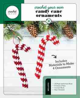 Crochet Your Own Candy Cane Ornaments by Katalin Galusz, Katalin