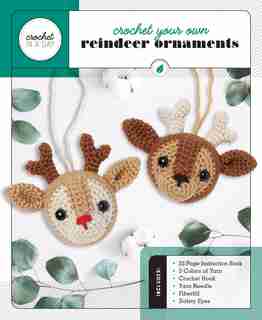 Crochet Your Own Reindeer Ornaments by Galusz, Katalin
