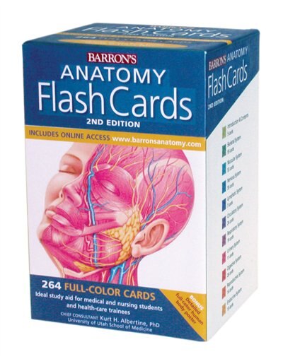 Barron S Anatomy Flash Cards Book By Kurt Albertine Paperback