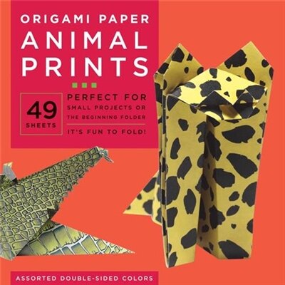 Origami Paper - Animal Prints - 8 1/4" - 49 Sheets: Tuttle Origami Paper: High-quality Large Origami Sheets Printed With 6 Different Patterns: Instruct by Tuttle Publishing