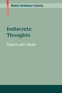 Indiscrete Thoughts by Gian-Carlo Rota
