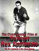 Close-Combat Files of Col. Rex Applegate by Rex Applegate