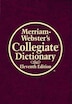 Merriam-webster's Collegiate Dictionary, 11th Edition, Burgundy Leather ...