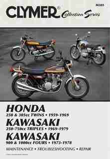 Vintage Japanese Street Bikes: Honda 205 & 305cc Twins - Kawasaki 250-750cc Triples - Kawasaki 900 & 1000cc Fours by .. Penton Staff
