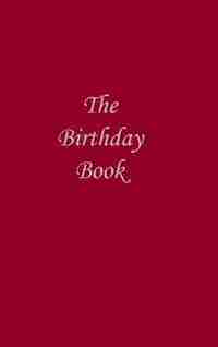 The Birthday Book - Dark Red by Neil Bowman