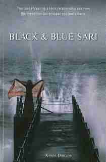 Black and Blue Sari by Kamal Dhillon