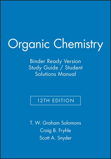 Organic Chemistry Graham Solomons Solutions Manual Organic Chemistry Graham Solomons Solutions Manual