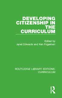 Developing Citizenship In The Curriculum by Janet Edwards