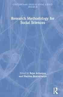 Research Methodology For Social Sciences by Rajat Acharyya