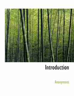 Introduction by Anonymous