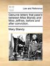Genuine Letters That Pass'd Between Miss Blandy And Miss Jeffries Before And After Conviction by Mary Blandy Paperback | Indigo Chapters