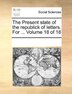 The Present State Of The Republick Of Letters. For by See Notes Multiple Contributors Paperback | Indigo Chapters